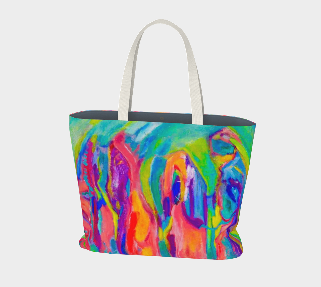 Large Tote Bag 4 Kings Collection 3D preview