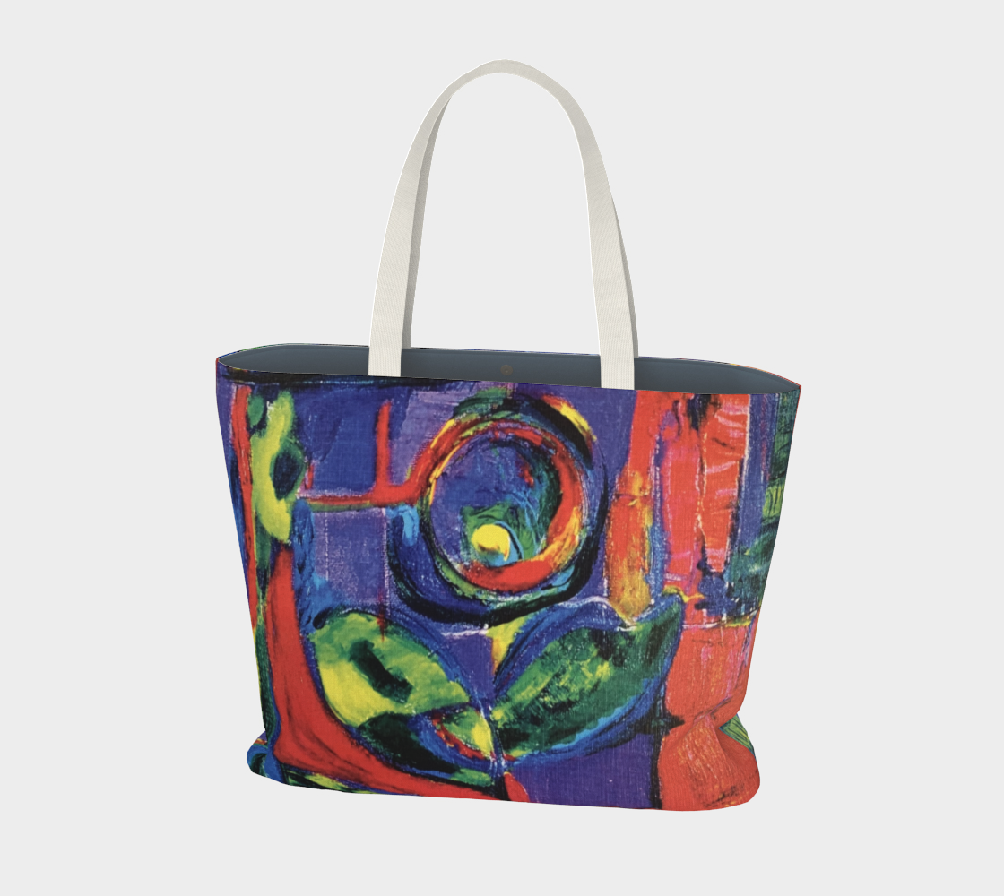 Large Tote Bag Flower Sun Collection preview