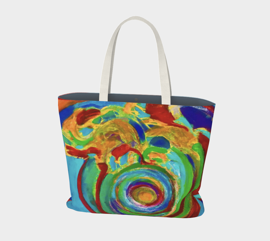 Large Tote Bag Turtle Surf Collection preview