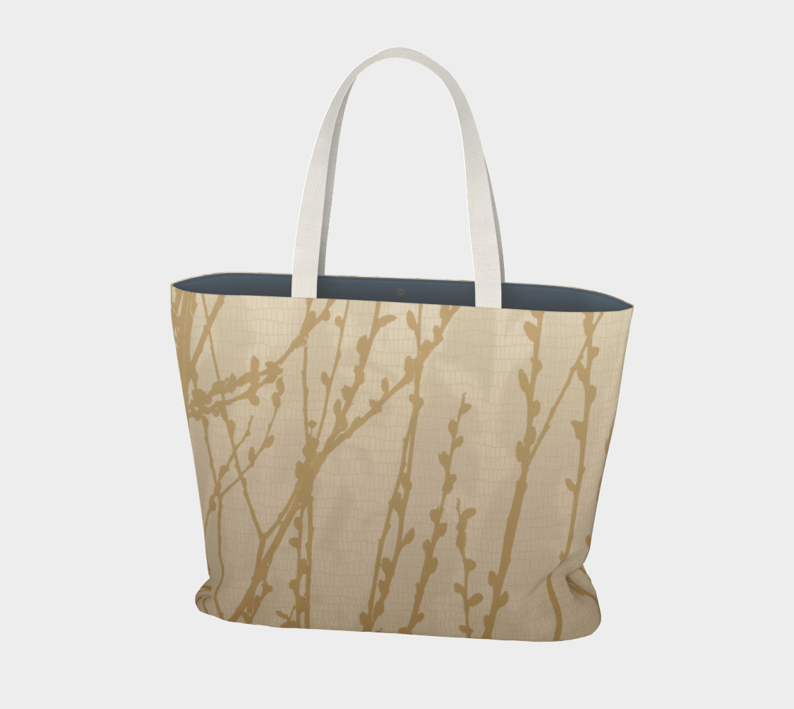 Ombre Dirty Gold Pussy Willow Geometric 3D preview