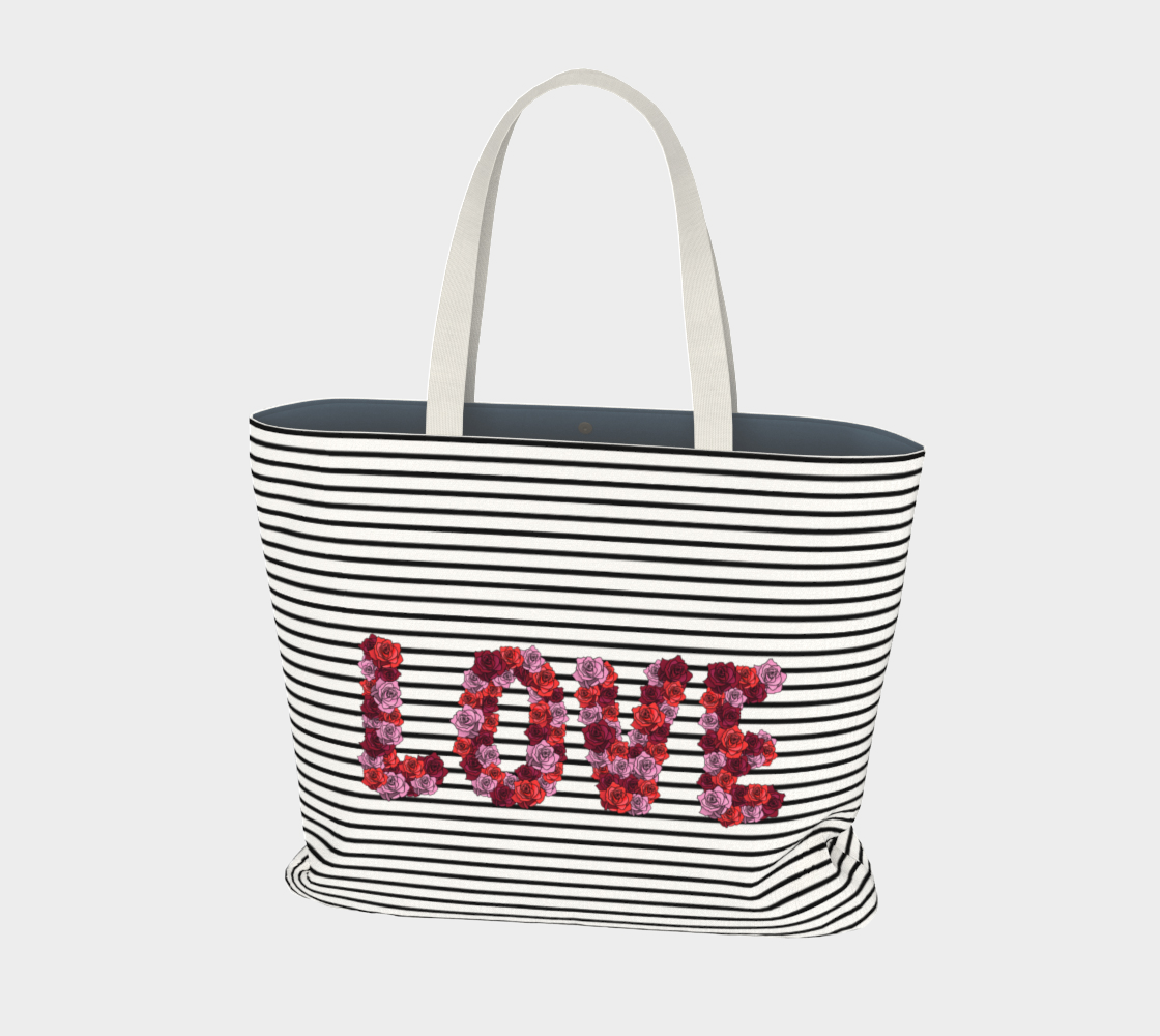 Blooming Love Market Tote preview