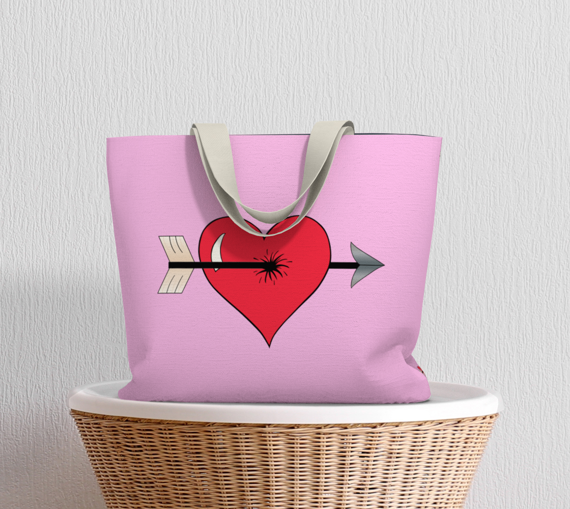 Aperçu de Struck by Cupid's Arrow Market Tote #5