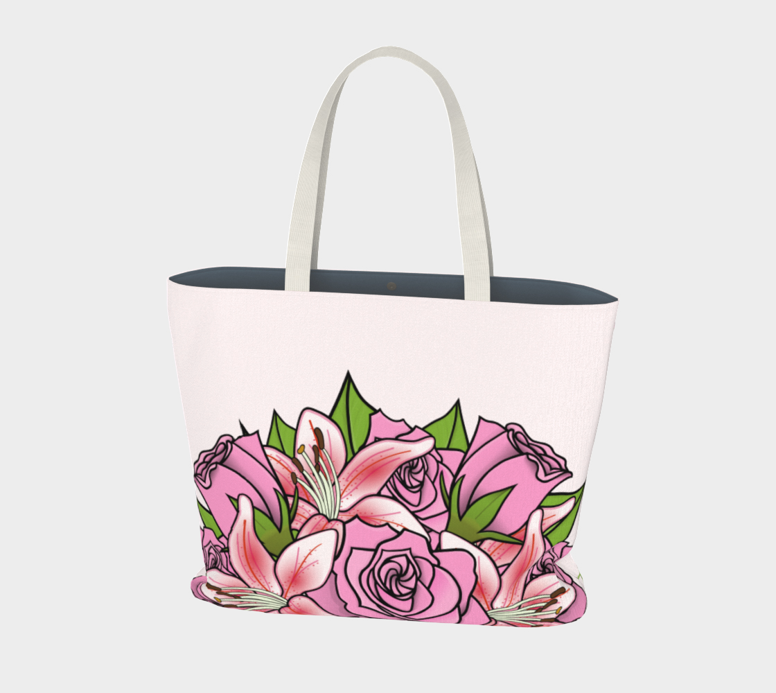 Bouquet of Flowers Market Tote preview