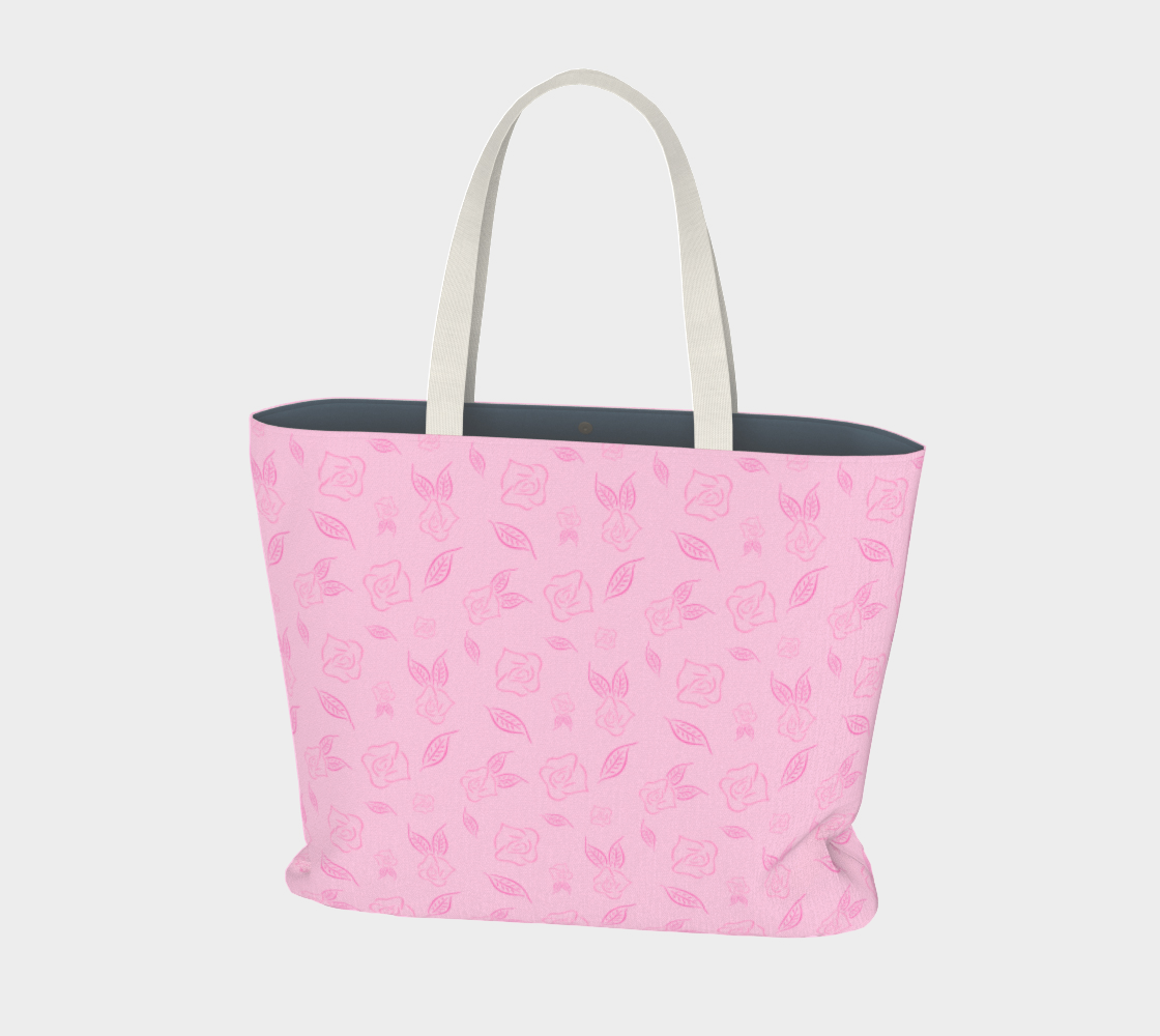 Cartoon Rose Market Tote preview #1