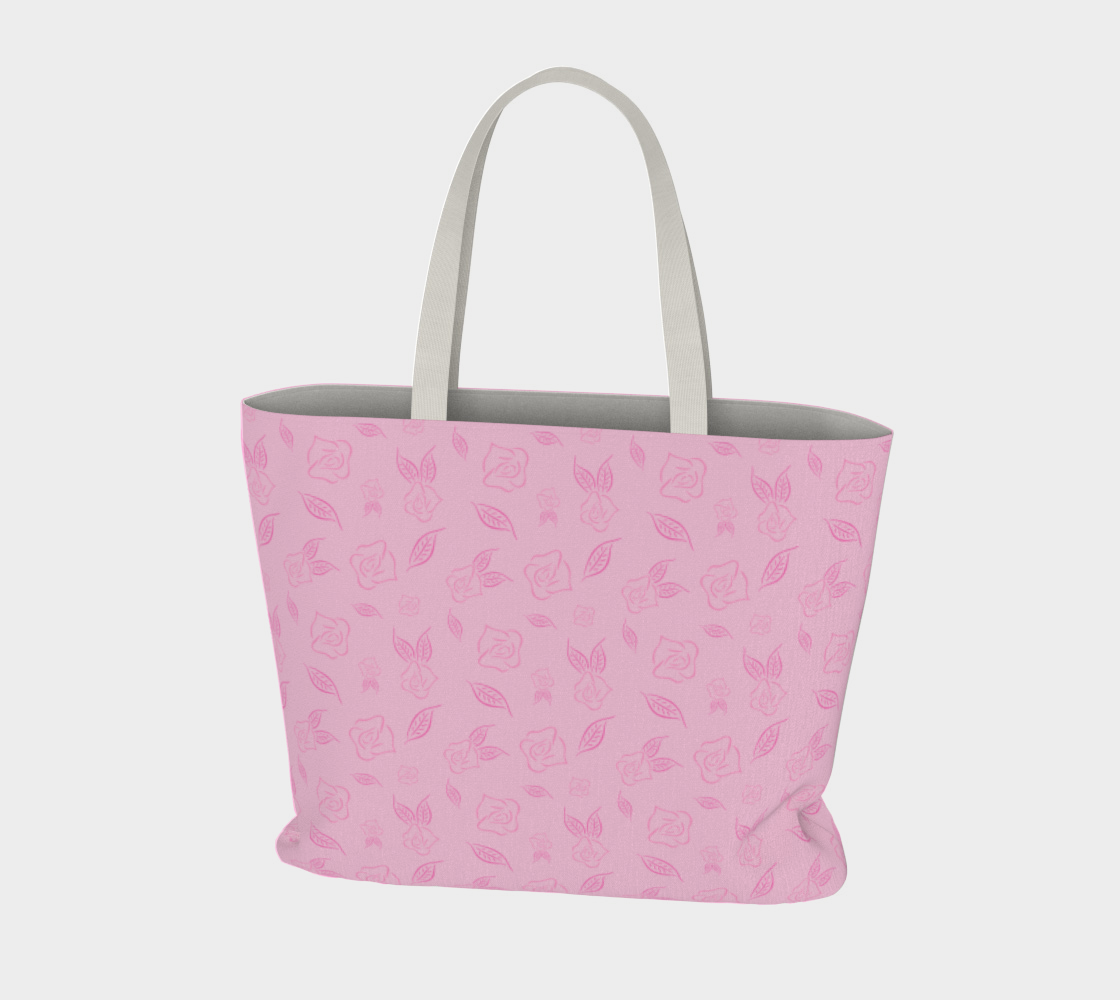 Cartoon Rose Market Tote preview #3