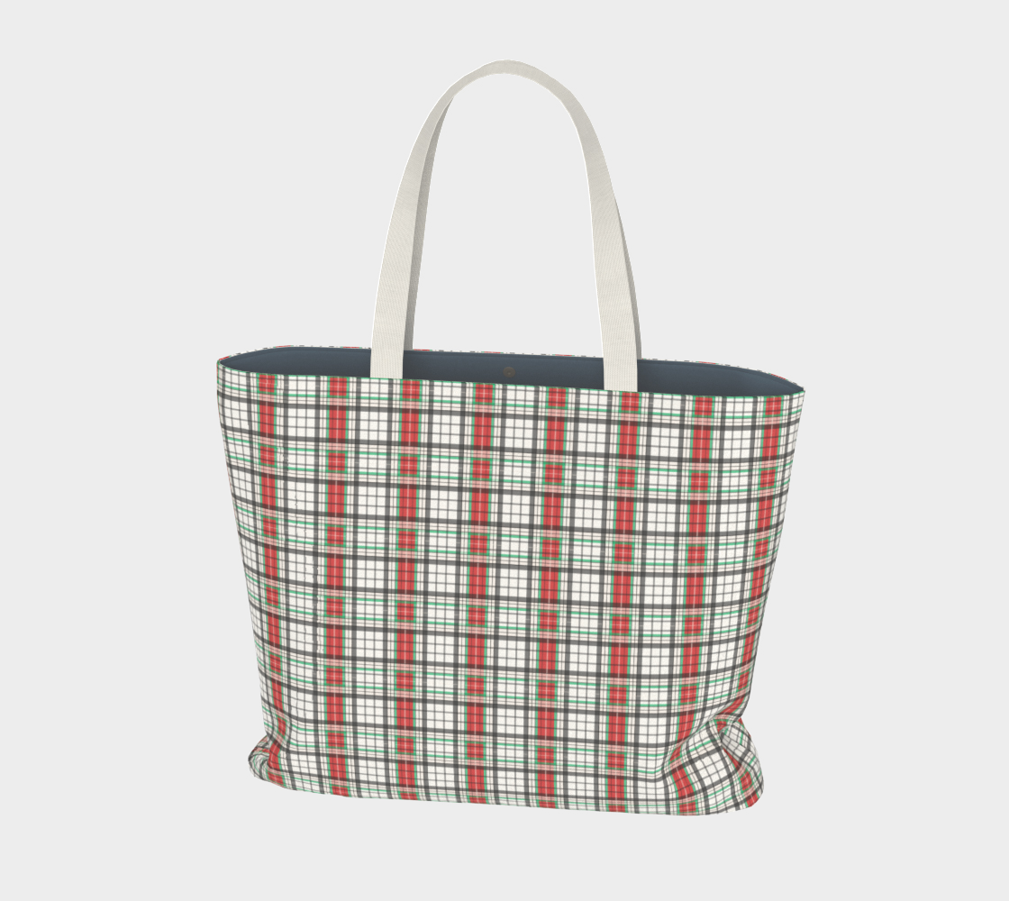 Classic Plaid Market Tote preview