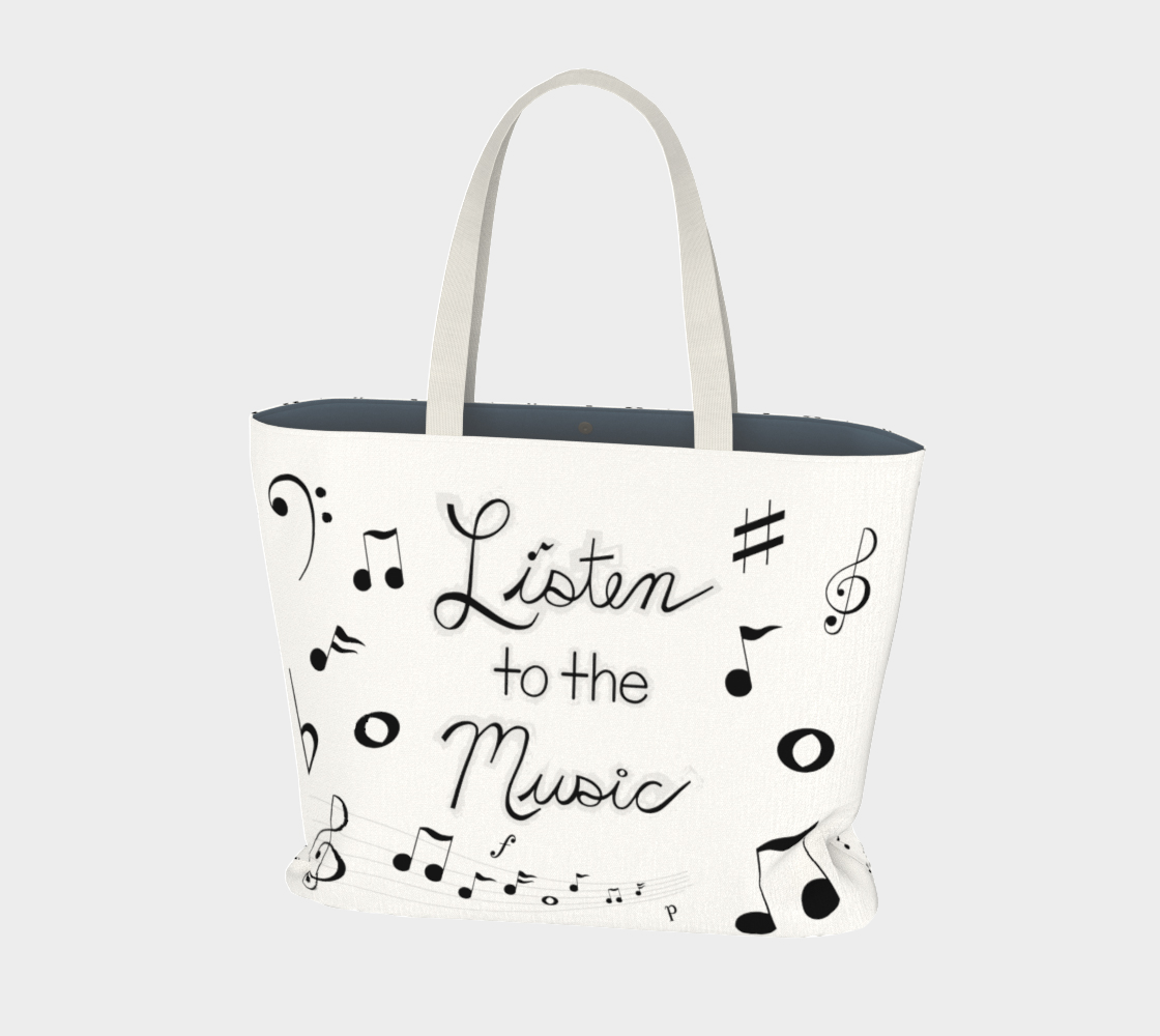 Aperçu de Listen to the Music Market Tote