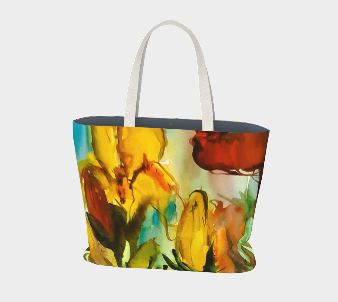 Spring Garden Large Tote Bag preview