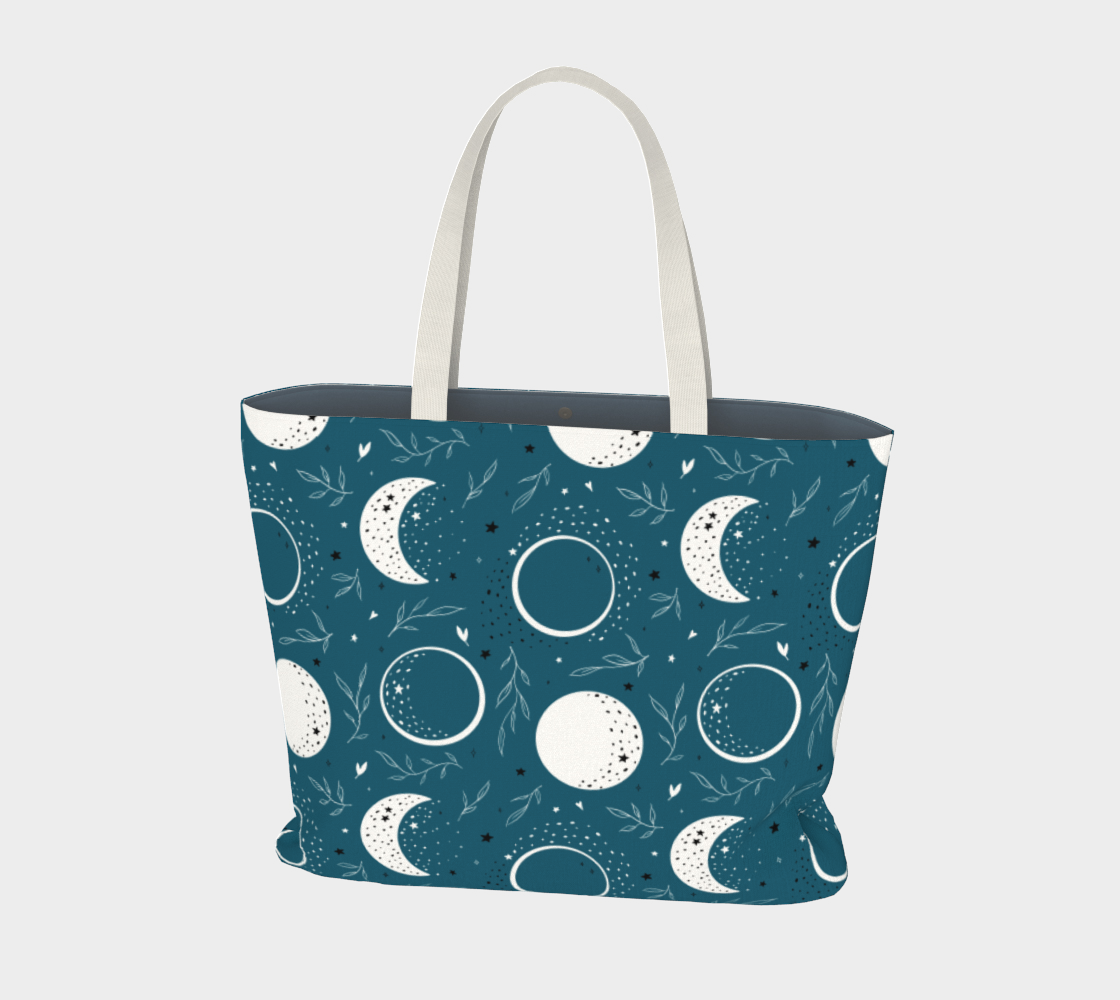 Lunae teal large tote preview