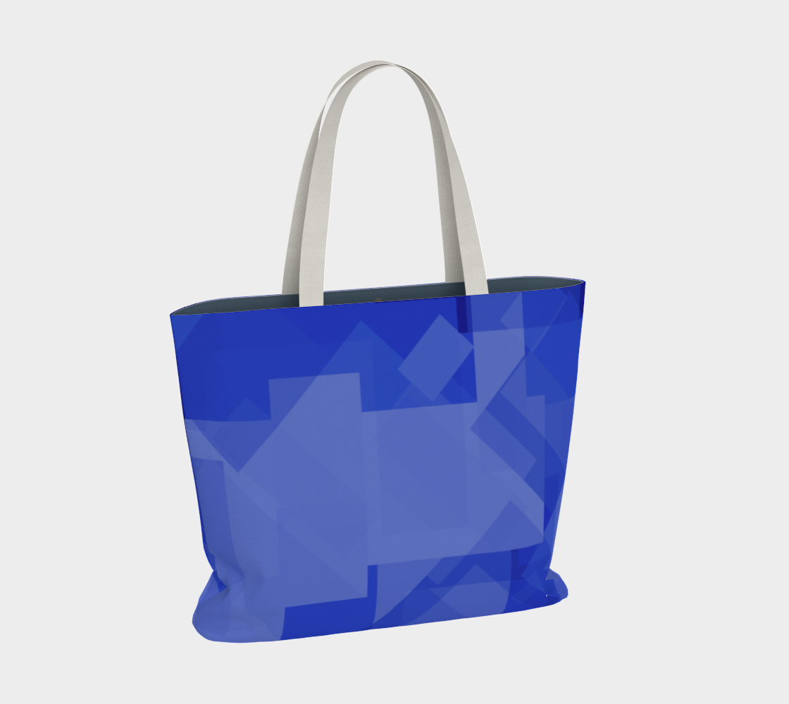 Blue is Better Large Tote Bag preview #2