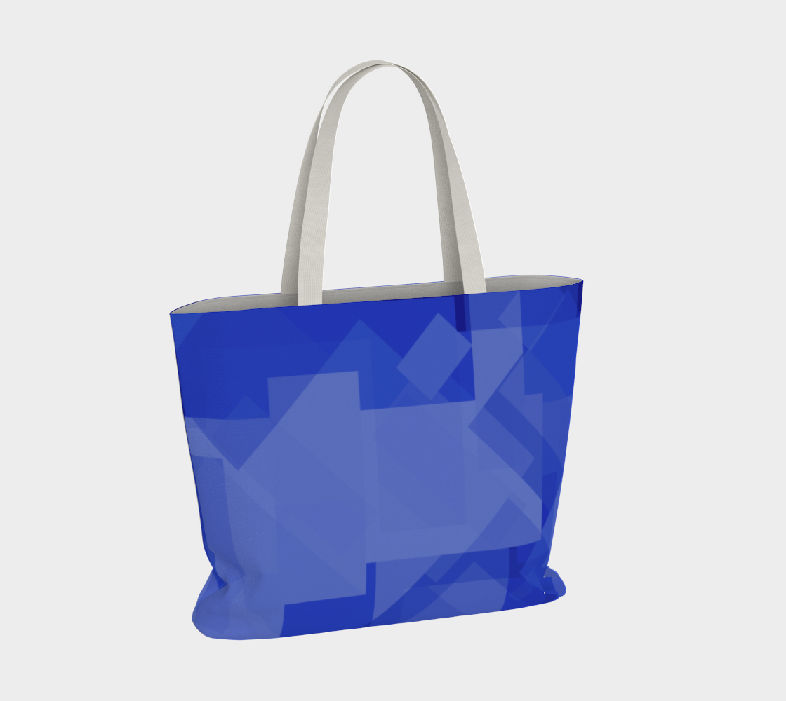 Blue is Better Large Tote Bag preview #4