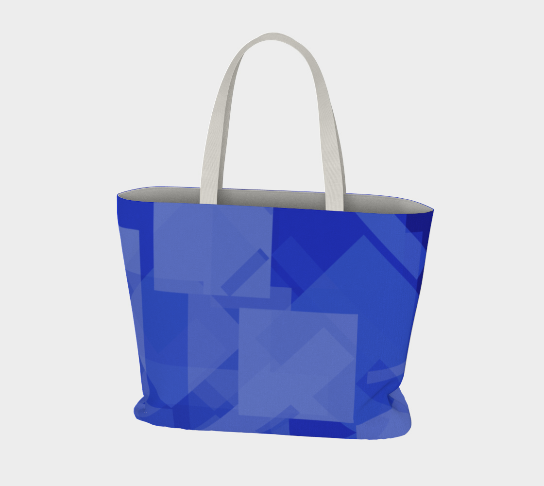 Blue is Better Large Tote Bag preview #3