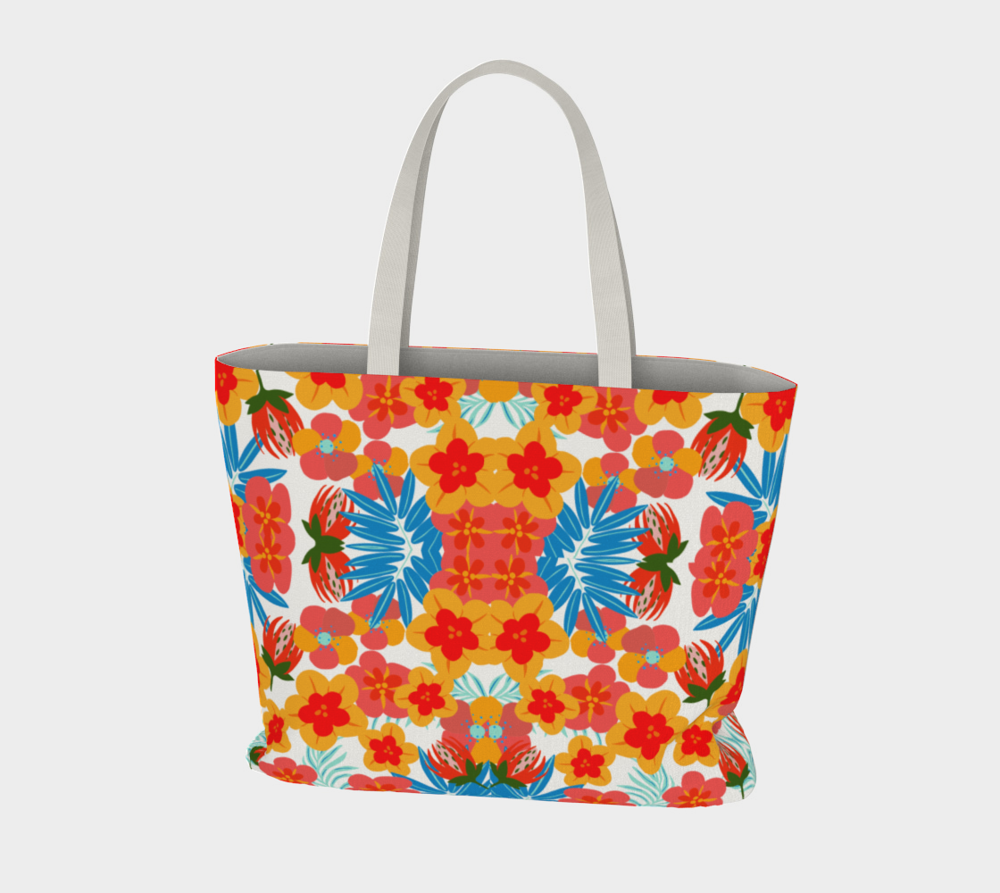 Aperçu de Summer Flowers Tote Bag #3