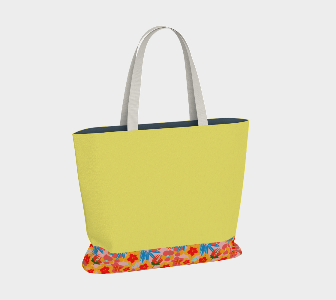 Aperçu de Sunshine and Flowers Tote Bag #2