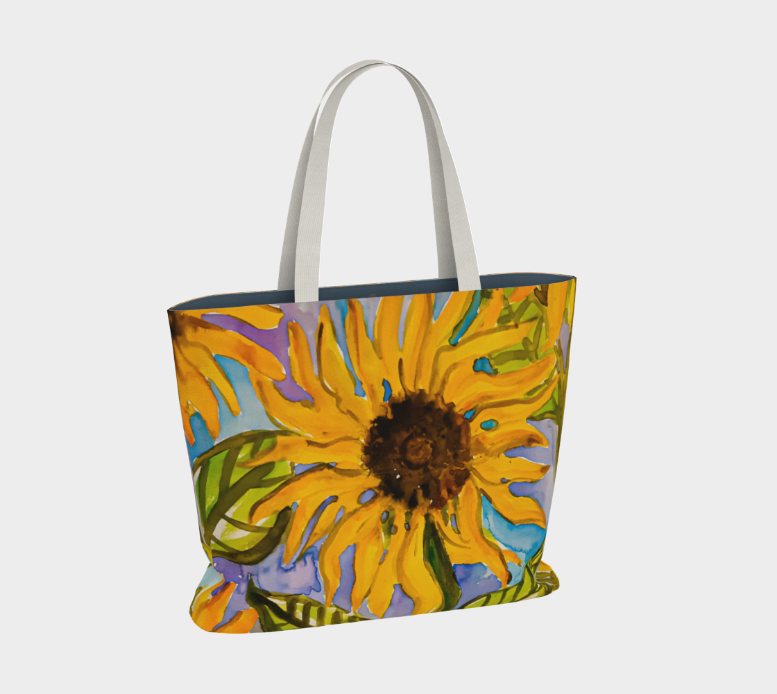 New Sunflowers Large Tote Bag preview #2