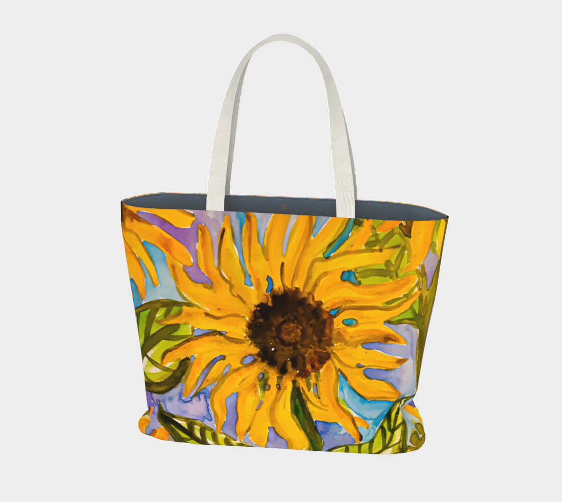 New Sunflowers Large Tote Bag preview