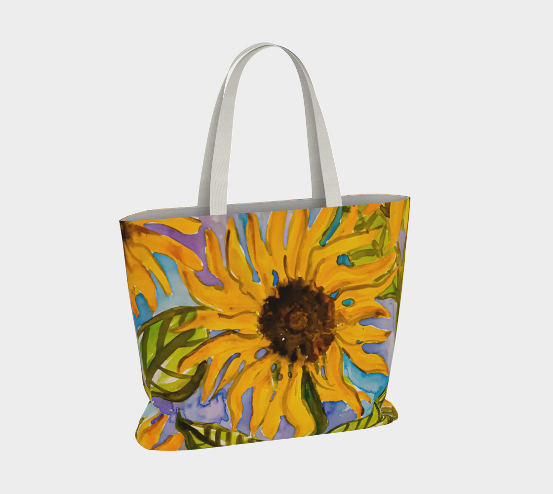 New Sunflowers Large Tote Bag preview #4