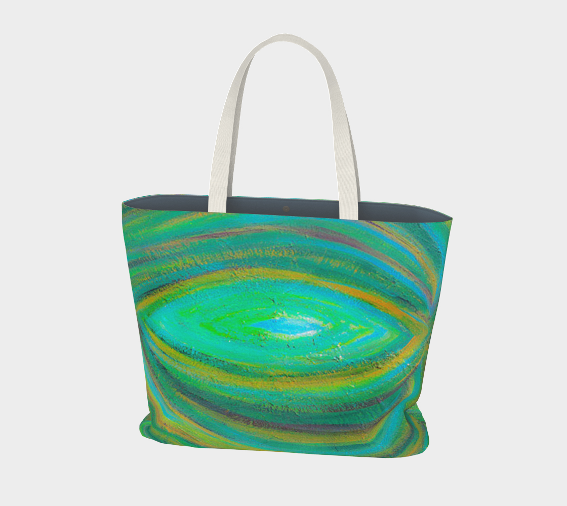Large Tote Bag Palm Tree Heart Collection preview #1