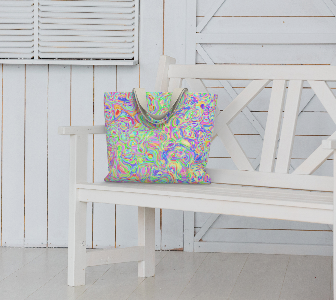 Colorful Swirly Trippy Rainbow Ripples preview #6