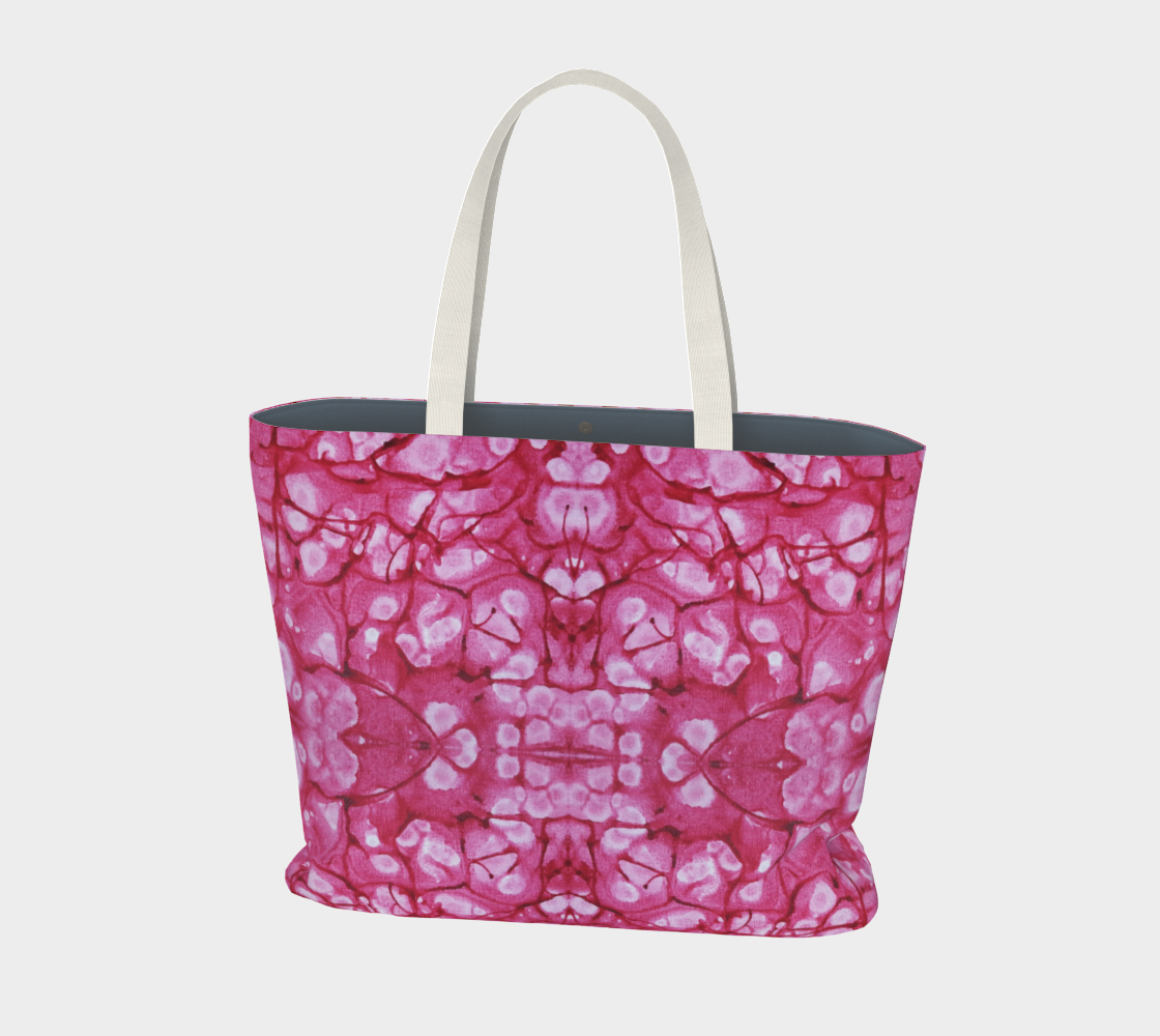 Pink Cobblestone Large Tote Bag preview