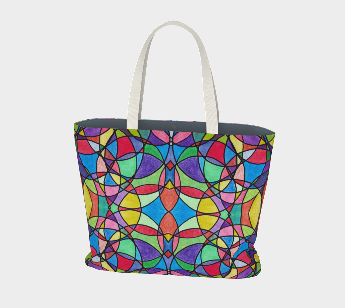 Kaleidoscope II Large Tote Bag preview
