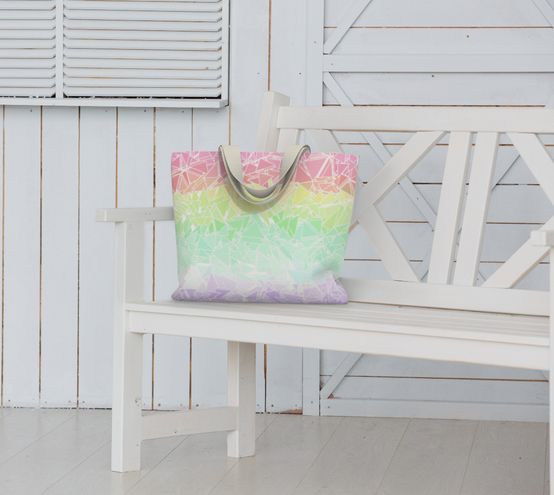 Groovy Boho Triangle Rainbow, 50% of profits donated to the Trevor Project! preview #6