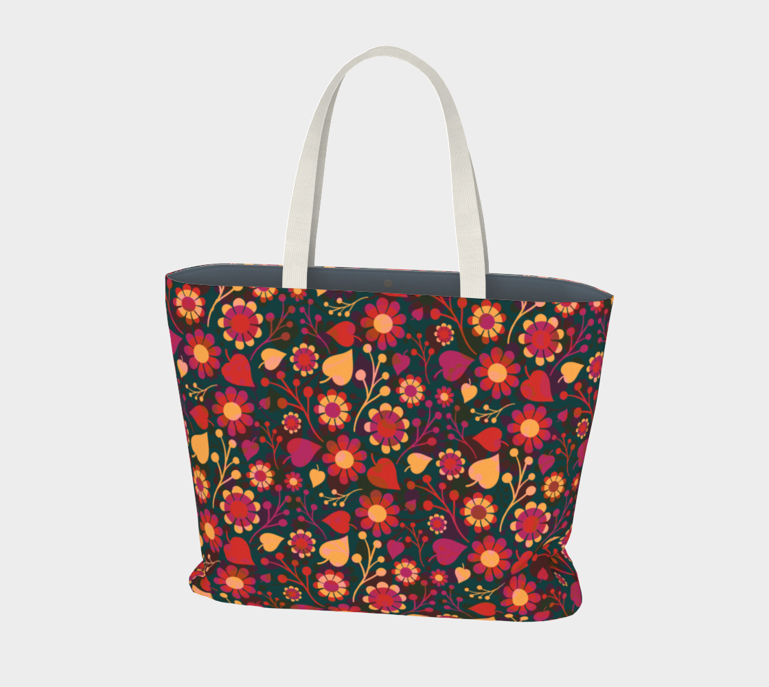 Garden Gems Large Tote Bag preview
