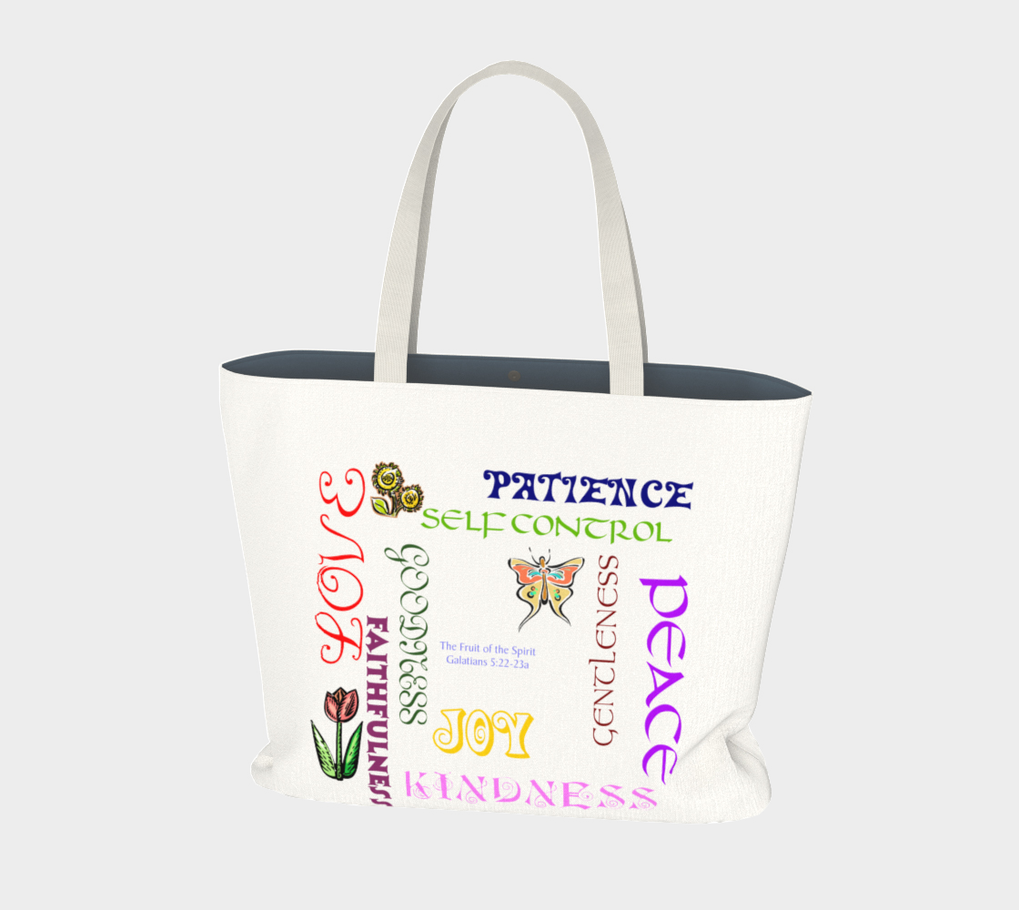 Fruit of the Spirit Market Tote 3D preview