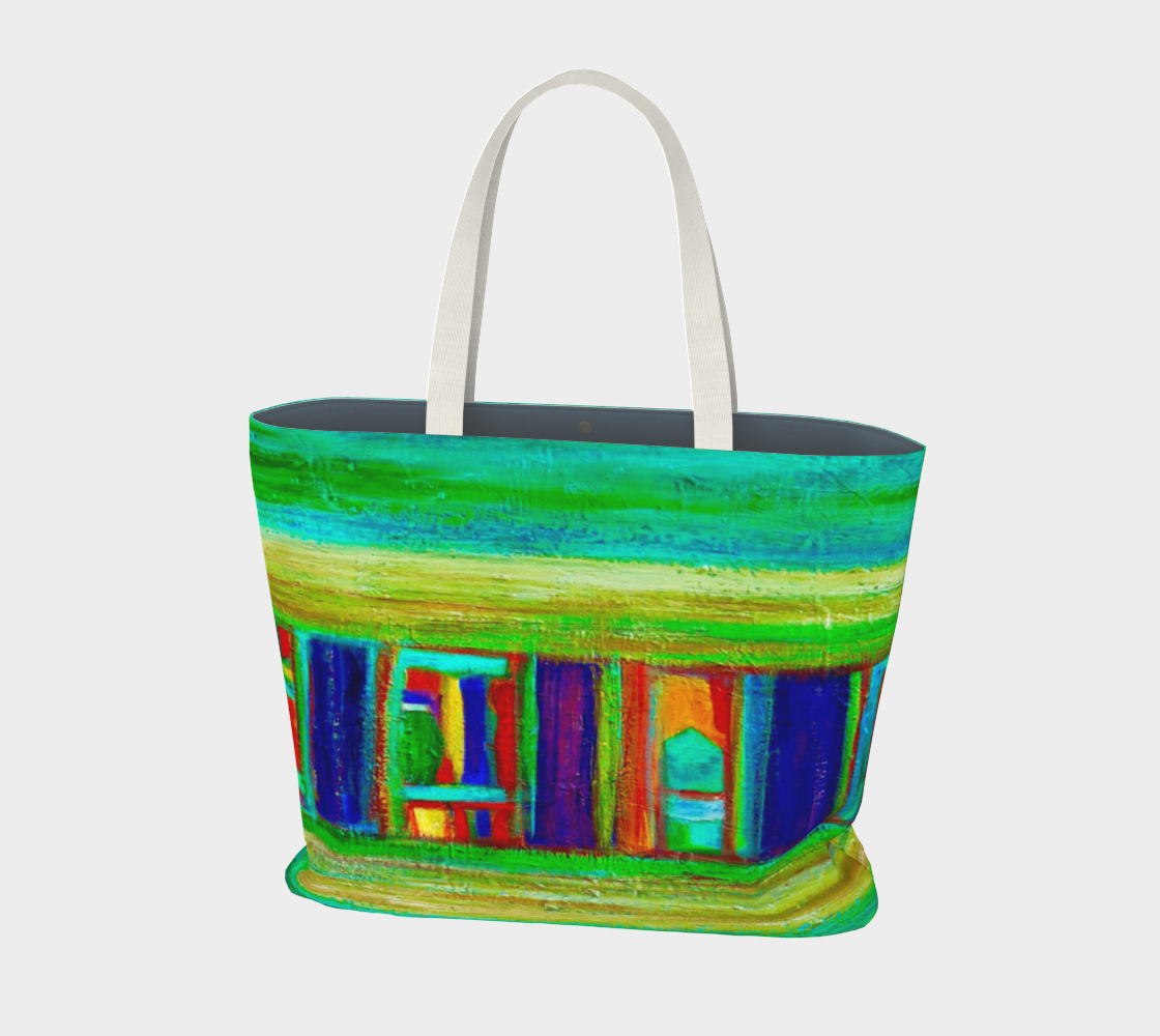Large Tote Bag The Market Collection  3D preview