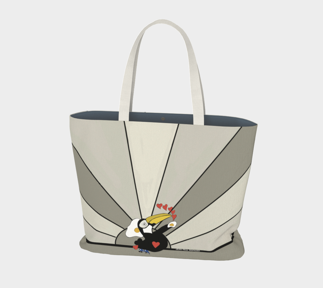 JPetMEL design toucan toco gris sac pour vos courses  preview
