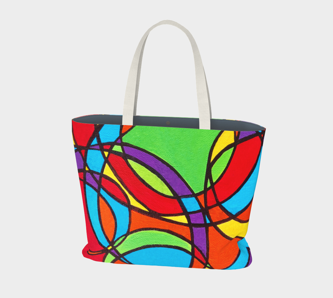 Curves III Large Tote Bag preview