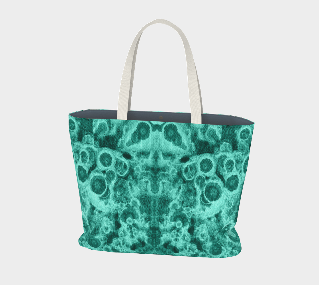 Green Geode Large Tote Bag preview