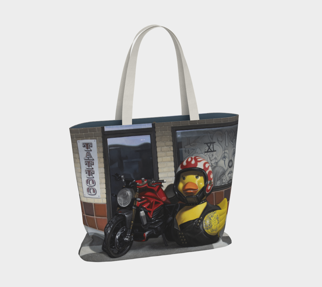 Biker Chick Large Tote Bag preview #2