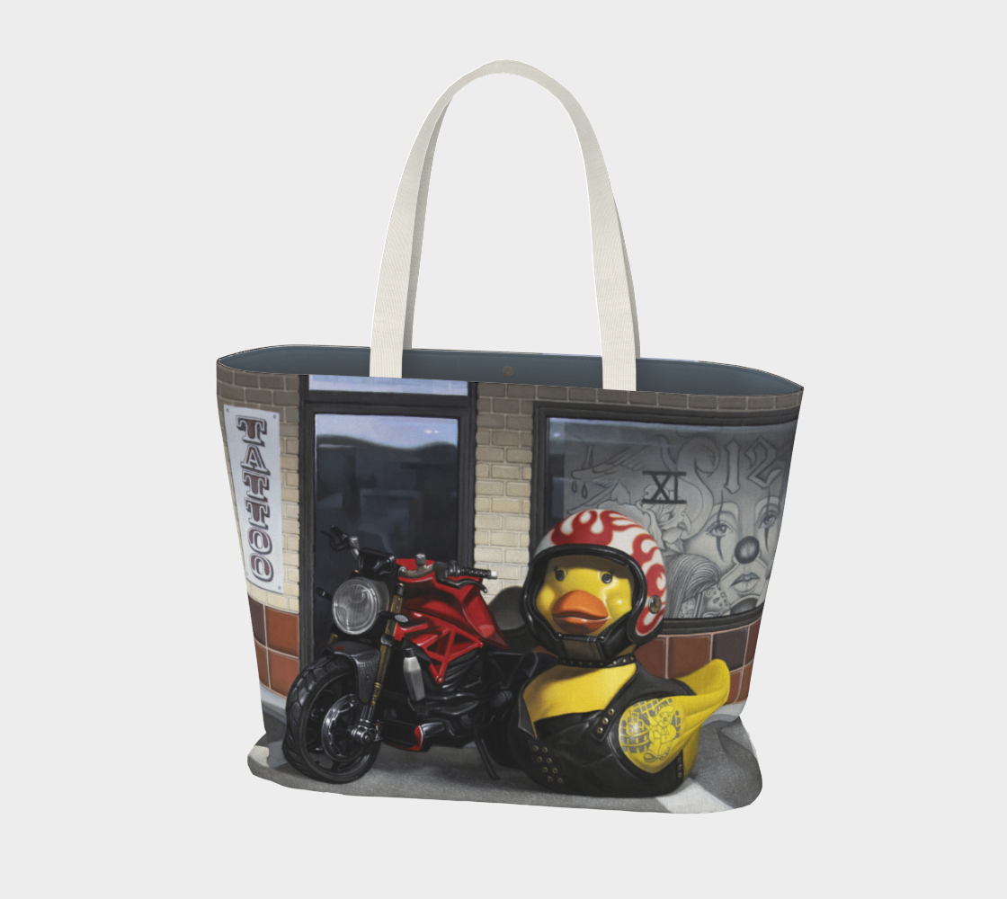 Biker Chick Large Tote Bag preview #1