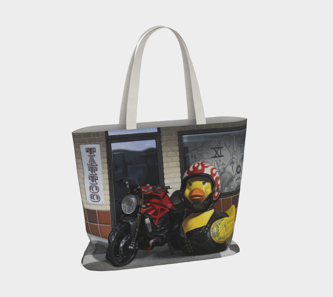 Biker Chick Large Tote Bag preview #4