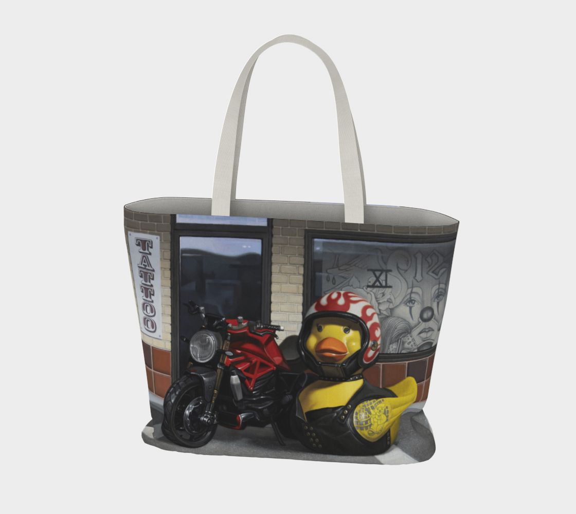 Biker Chick Large Tote Bag preview #3