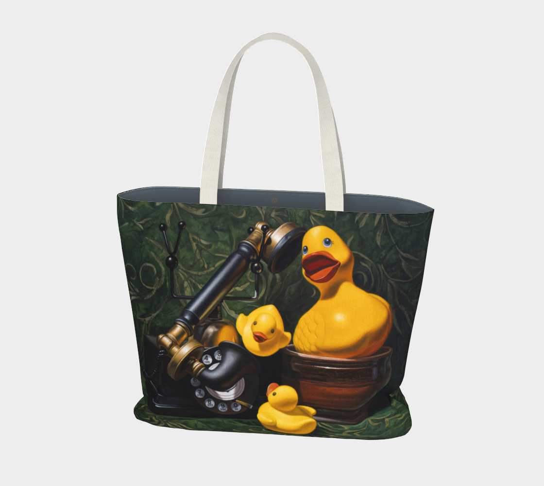 Duck Call Large Tote Bag preview #1
