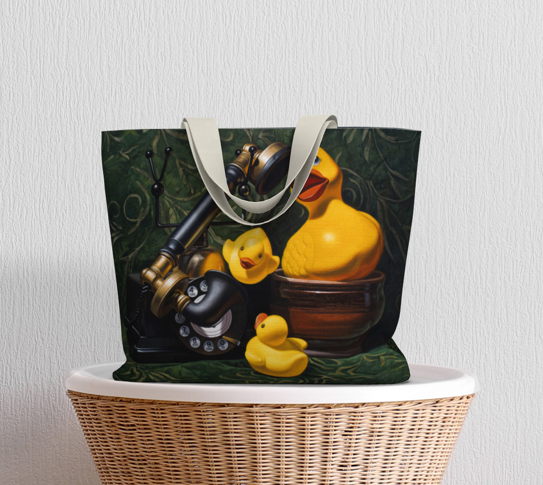 Duck Call Large Tote Bag preview #5