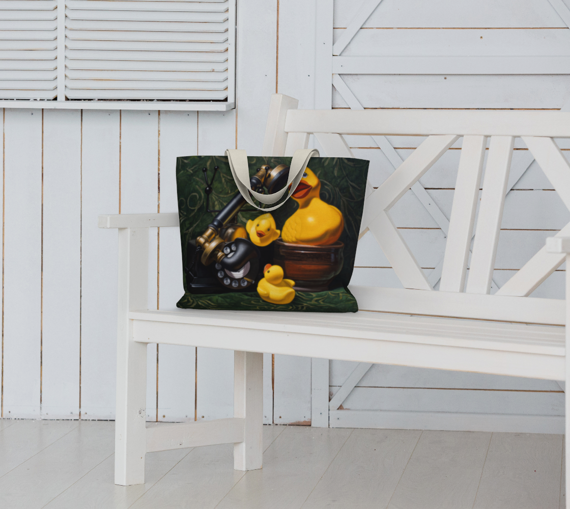 Duck Call Large Tote Bag preview #6