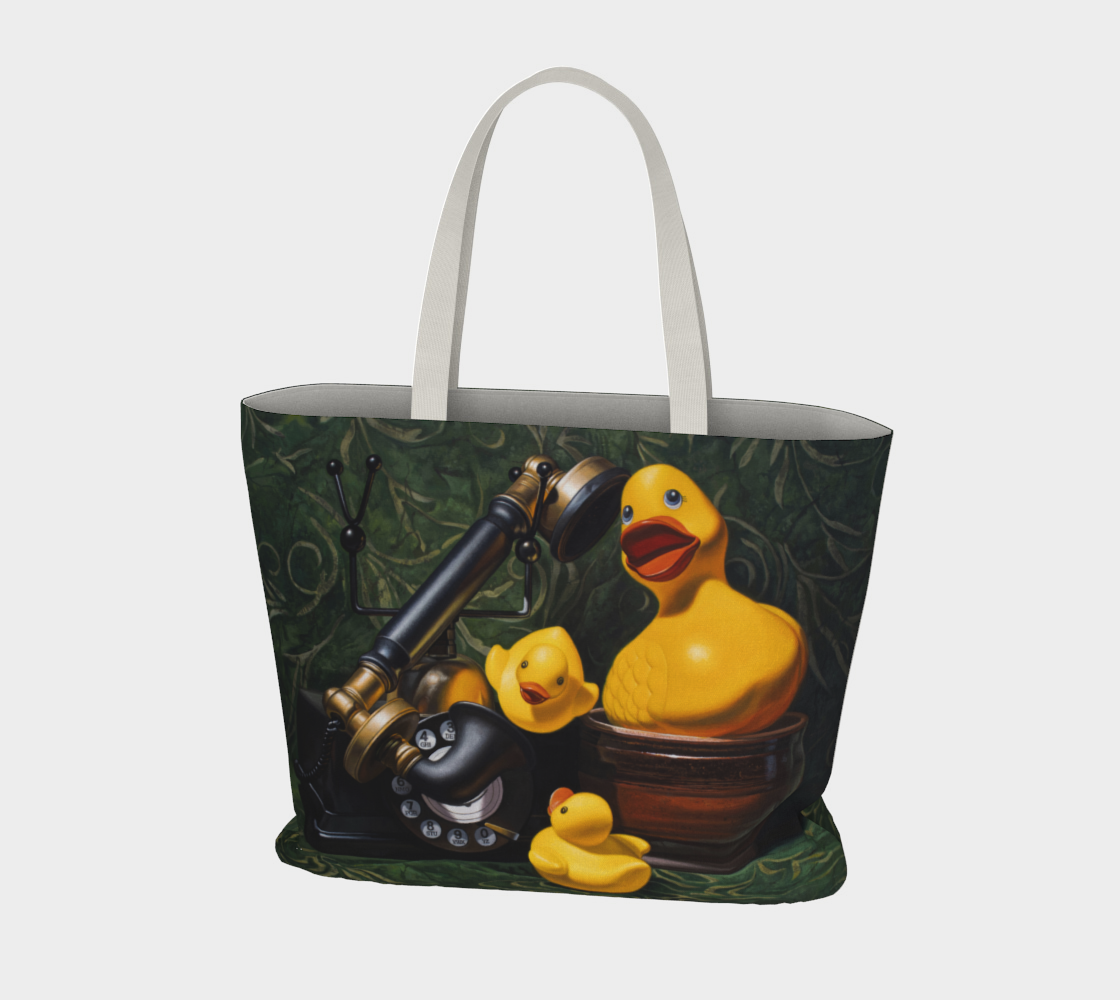 Duck Call Large Tote Bag preview #3