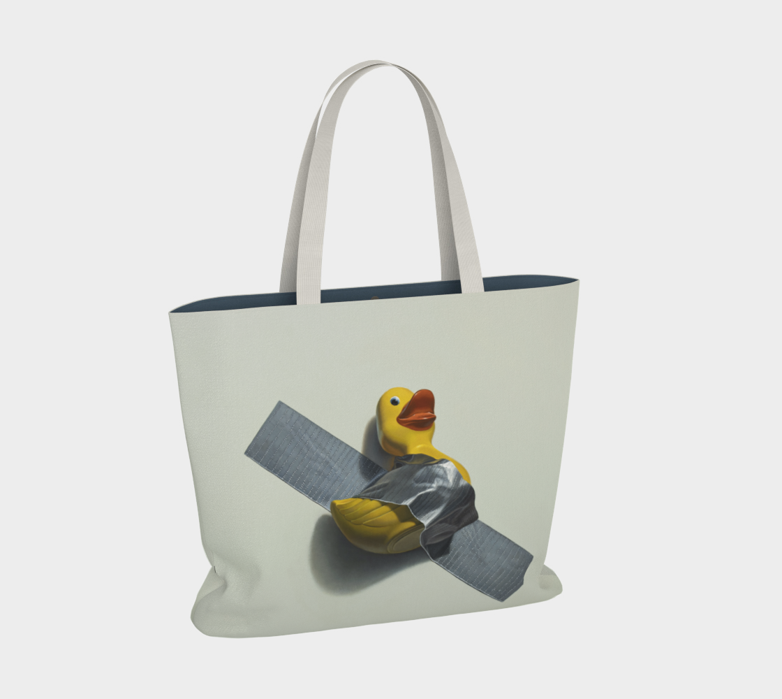 Duck Taped Large Tote Bag preview #2