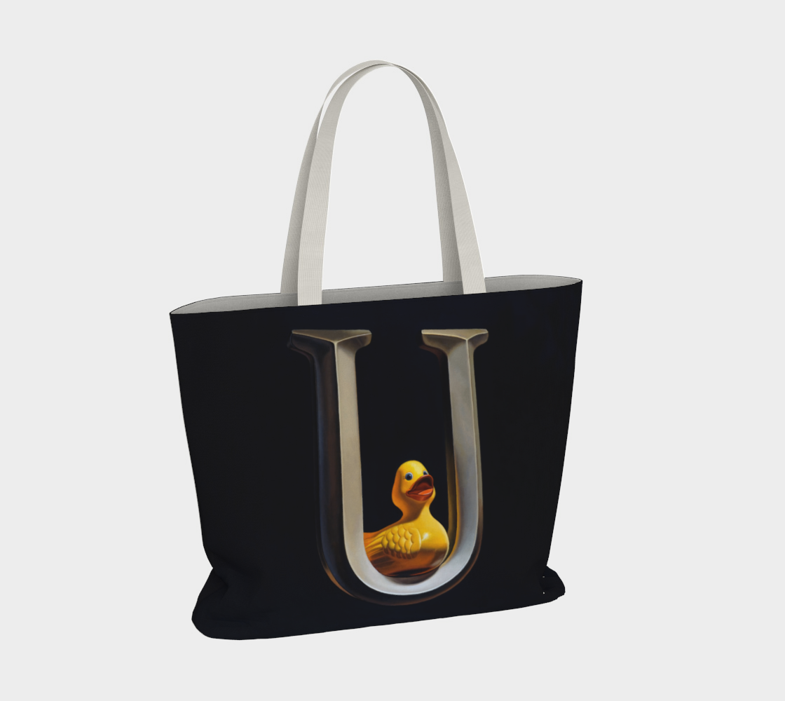 Duck U Large Tote Bag preview #4