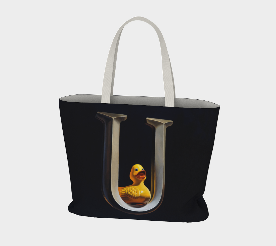 Duck U Large Tote Bag preview #3