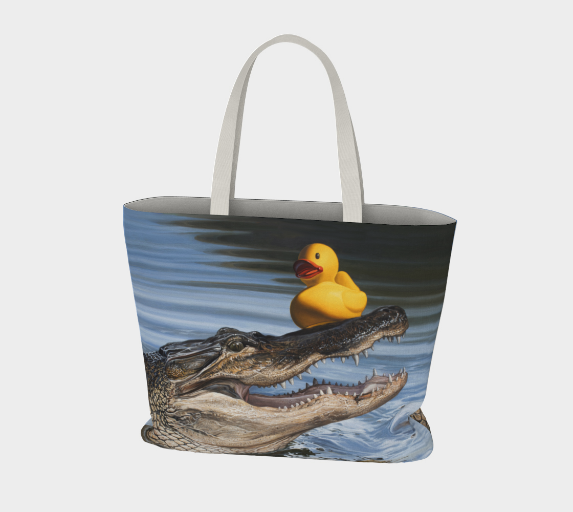Sitting Duck Large Tote Bag preview #3
