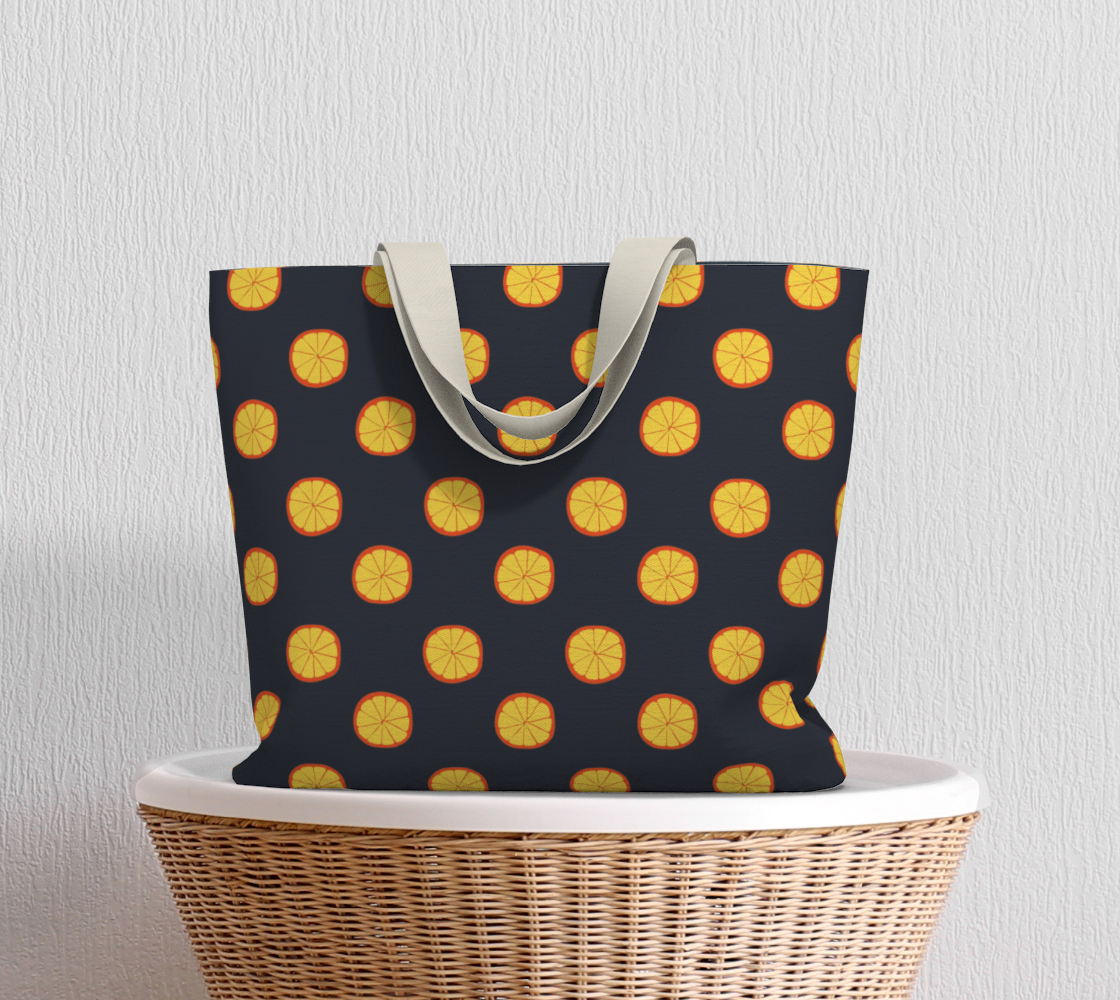 Orange Slices On Black preview #5