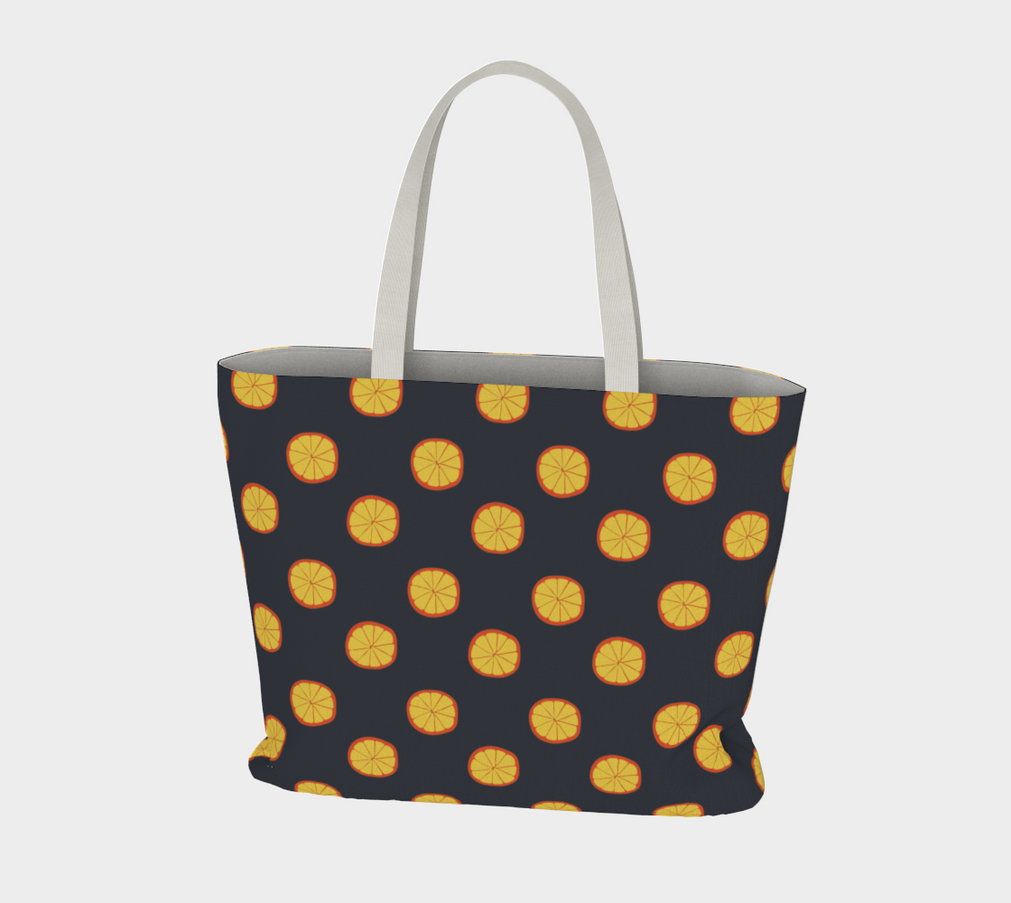 Orange Slices On Black preview #3