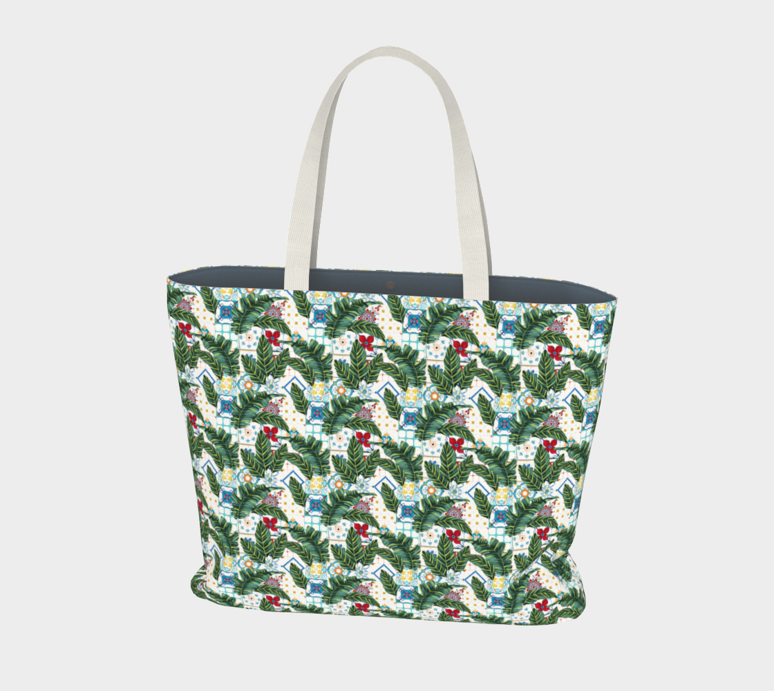 Plant a Garden In Which Strange Plants Grow & Mysteries Bloom Large Tote Bag preview