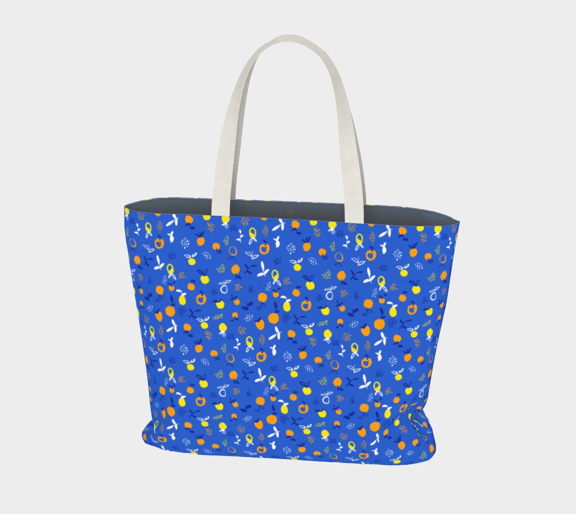 Always Summer, In Good Company, The Fruit Always Ripe Large Tote Bag preview