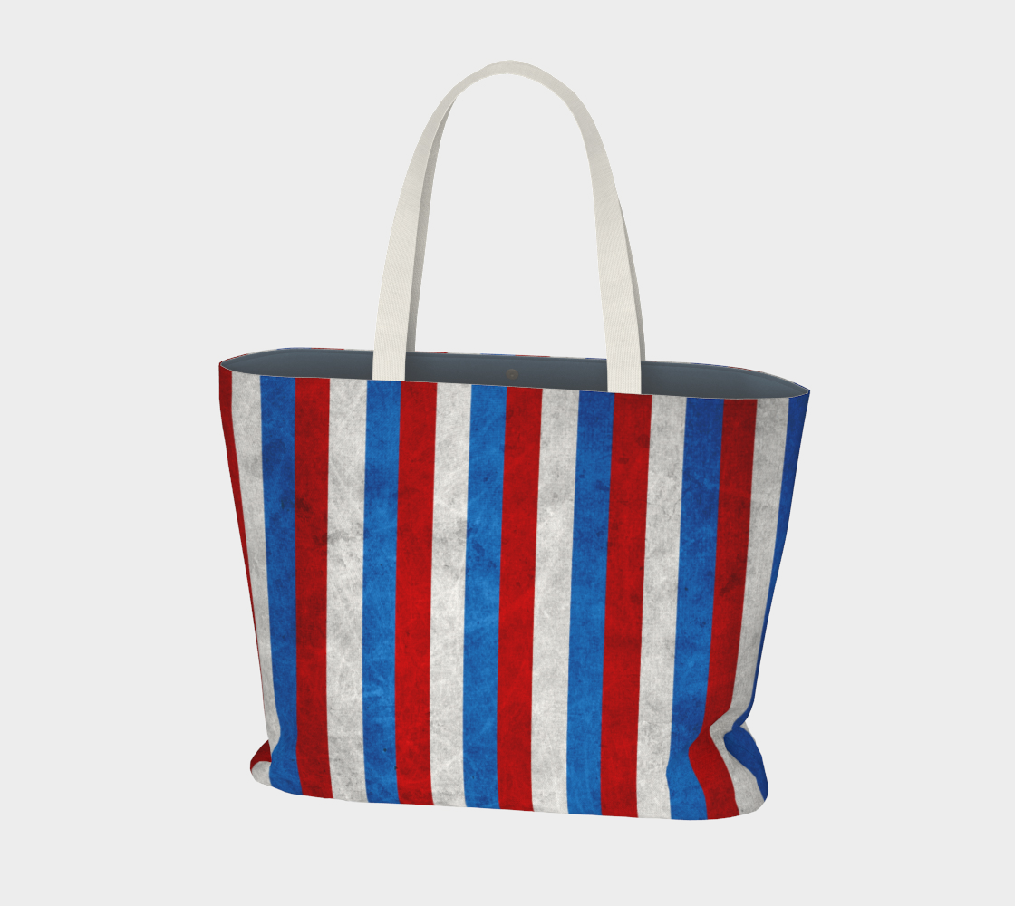 Stripes Collection: Patriot Large Tote Bag preview