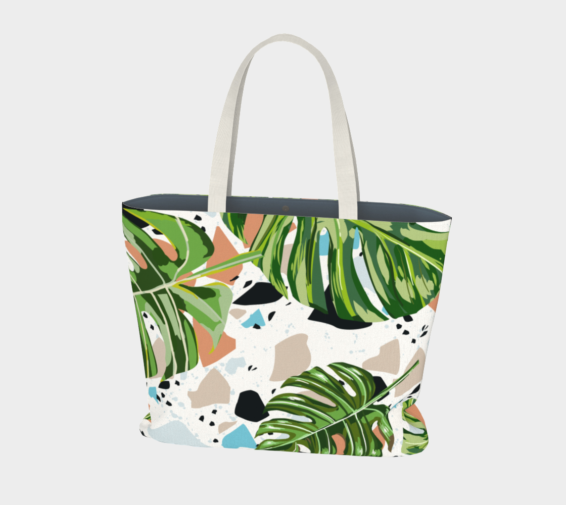 And In Nature I Find The Missing Pieces Large Tote Bag preview